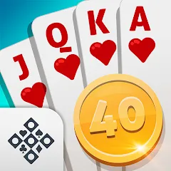 Взломанная Scala 40 Online - Card Game (Скала 40 Онлайн)  [МОД Бесконечные монеты] - стабильная версия apk на Андроид