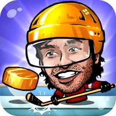 Взломанная Puppet Hockey: Pond Head  [МОД Много денег] - стабильная версия apk на Андроид