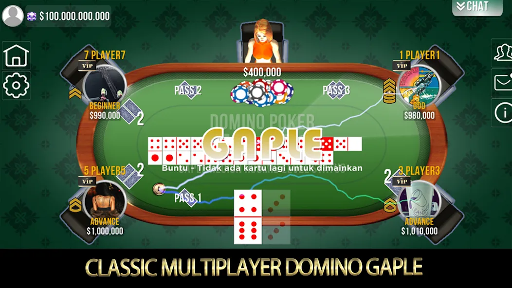 Domino Poker QiuQiu Gaple (Домино Покер ЧиЧи Гапле)  [МОД Unlocked] Screenshot 1
