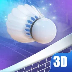 Скачать взломанную Badminton Blitz - PVP online (Бэдминтон Блиц)  [МОД Mega Pack] - стабильная версия apk на Андроид
