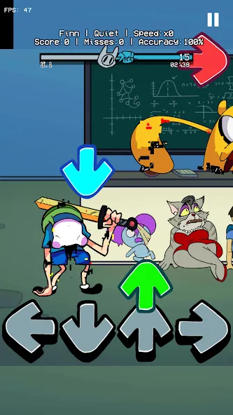 Finn Digital Darkness Battle (Финн Пибби  Рэп Батл)  [МОД Menu] Screenshot 3