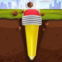 Взлом Pen Dig (Пен Диг)  [МОД Unlocked] - стабильная версия apk на Андроид