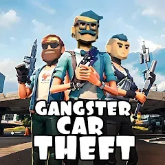 Скачать взломанную Gangster Car Theft Games (Гангстерская автомобильная война игр)  [МОД Много денег] - последняя версия apk на Андроид