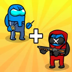 Взломанная Merge Imposter (Мерж Импостер)  [МОД Mega Pack] - стабильная версия apk на Андроид