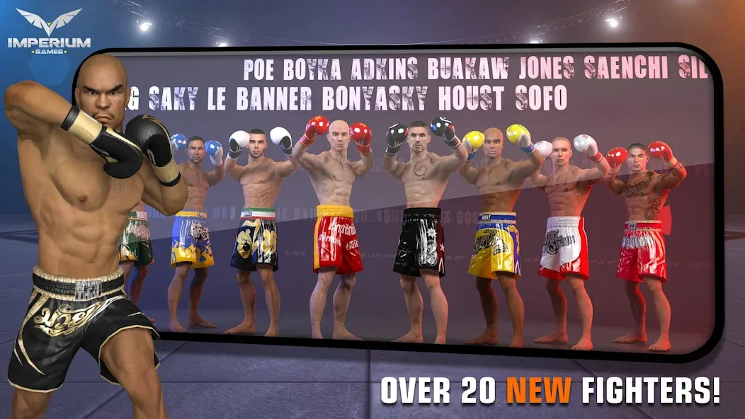 Muay Thai 2 - Fighting Clash (Муай Тай 2)  [МОД Бесконечные деньги] Screenshot 3