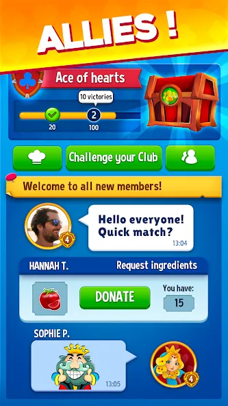 Belote & Coinche: le Défi  [МОД Menu] Screenshot 5