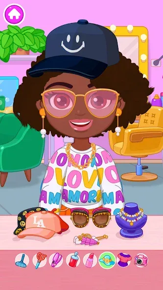 Hair salon  [МОД Бесконечные деньги] Screenshot 2