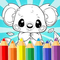 Взломанная Animal coloring pages  [МОД Все открыто] - стабильная версия apk на Андроид