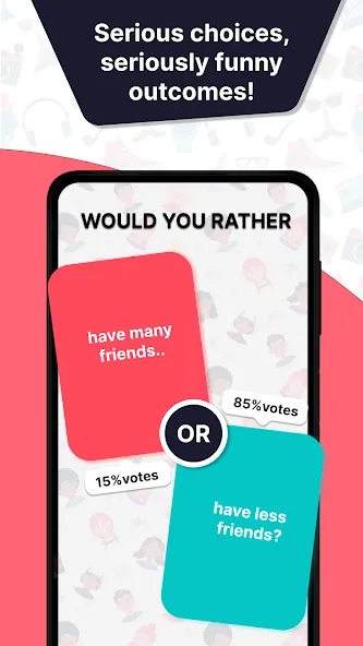 Would u Rather? Party Game  [МОД Бесконечные деньги] Screenshot 4