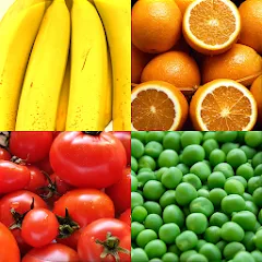 Скачать взломанную Fruit and Vegetables - Quiz  [МОД Бесконечные монеты] - последняя версия apk на Андроид