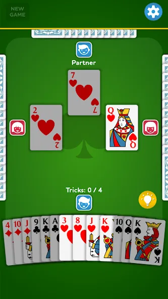 Spades - Card Game (Спейдс)  [МОД Все открыто] Screenshot 1