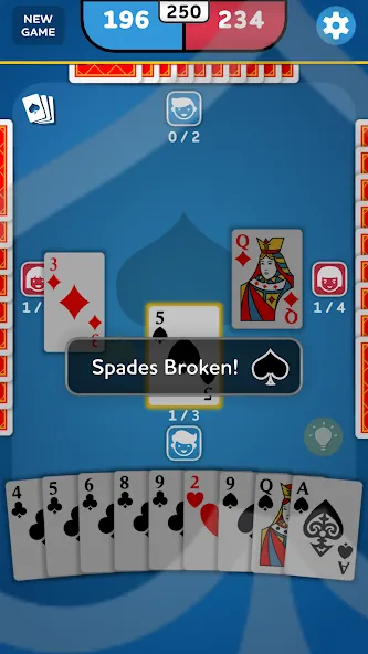 Spades - Card Game (Спейдс)  [МОД Все открыто] Screenshot 5