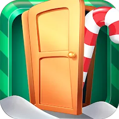 Скачать взлом Open 100 Doors - Christmas!  [МОД Бесконечные деньги] - стабильная версия apk на Андроид
