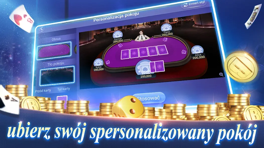 Texas Poker Polski  (Boyaa) (Техасский Покер Польский)  [МОД Много монет] Screenshot 2