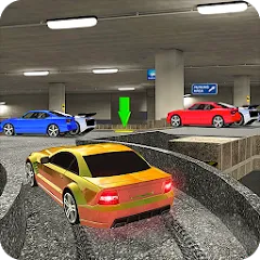 Скачать взломанную Street Car Parking: Car Games  [МОД Mega Pack] - последняя версия apk на Андроид