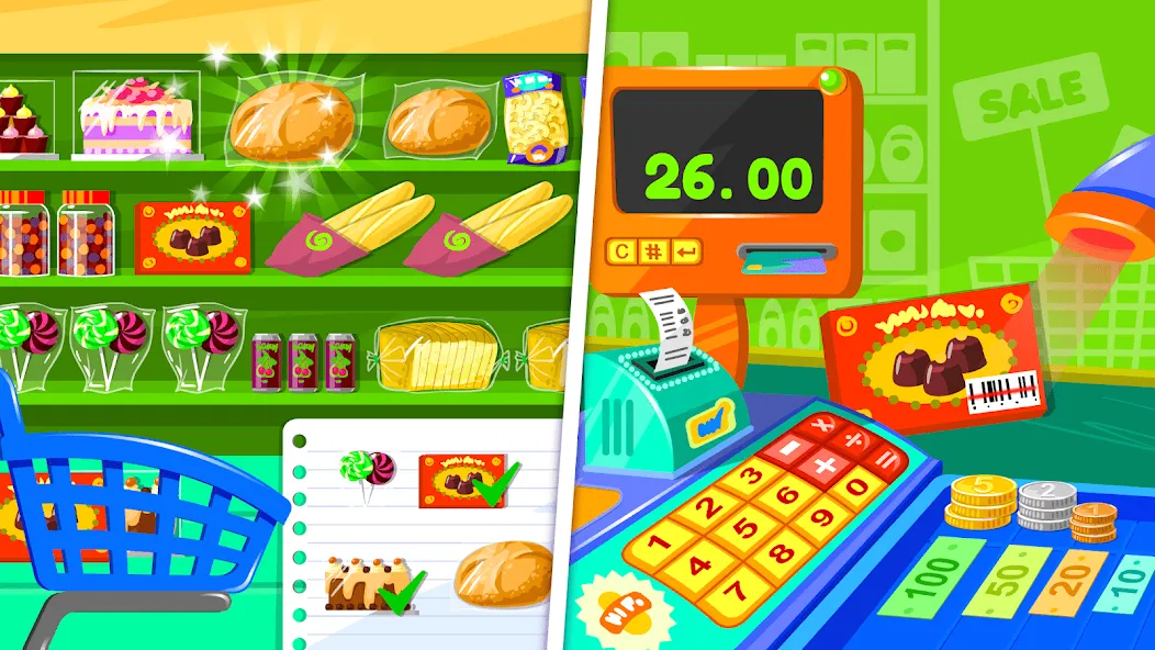 Supermarket Game 2  [МОД Бесконечные монеты] Screenshot 2