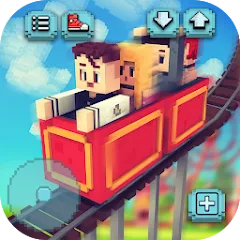 Взлом Theme Park Craft: Build & Ride  [МОД Бесконечные монеты] - стабильная версия apk на Андроид