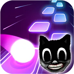 Взлом Cartoon cat - Hop tiles rush (Картун кэт)  [МОД Меню] - стабильная версия apk на Андроид