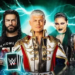 Взломанная WWE SuperCard - Battle Cards (ВВЕ СуперКард)  [МОД Много денег] - стабильная версия apk на Андроид