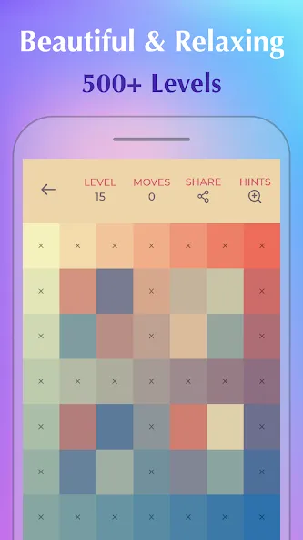 Color Puzzle:Offline Hue Games  [МОД Unlocked] Screenshot 1