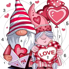 Скачать взлом Love, Heart Coloring Book  [МОД Unlocked] - стабильная версия apk на Андроид