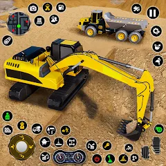 Взломанная Construction Dump Truck Game (Конструкционный симулятор самосвала)  [МОД Unlimited Money] - стабильная версия apk на Андроид