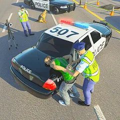 Скачать взломанную Police Simulator Job Cop Game  [МОД Menu] - последняя версия apk на Андроид