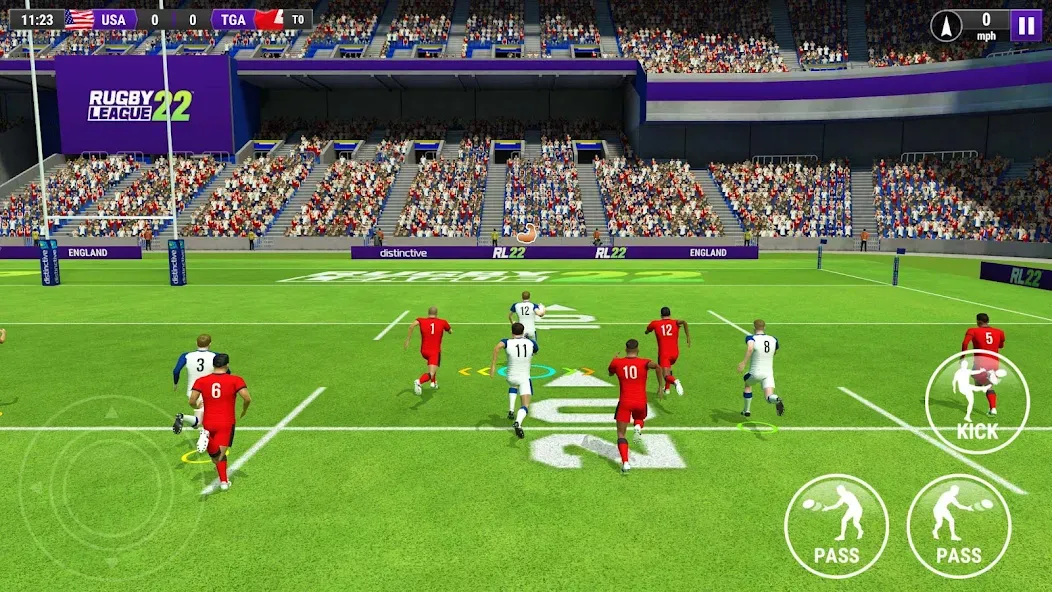 Rugby League 22 (Рубиги Лига 22)  [МОД Много монет] Screenshot 1