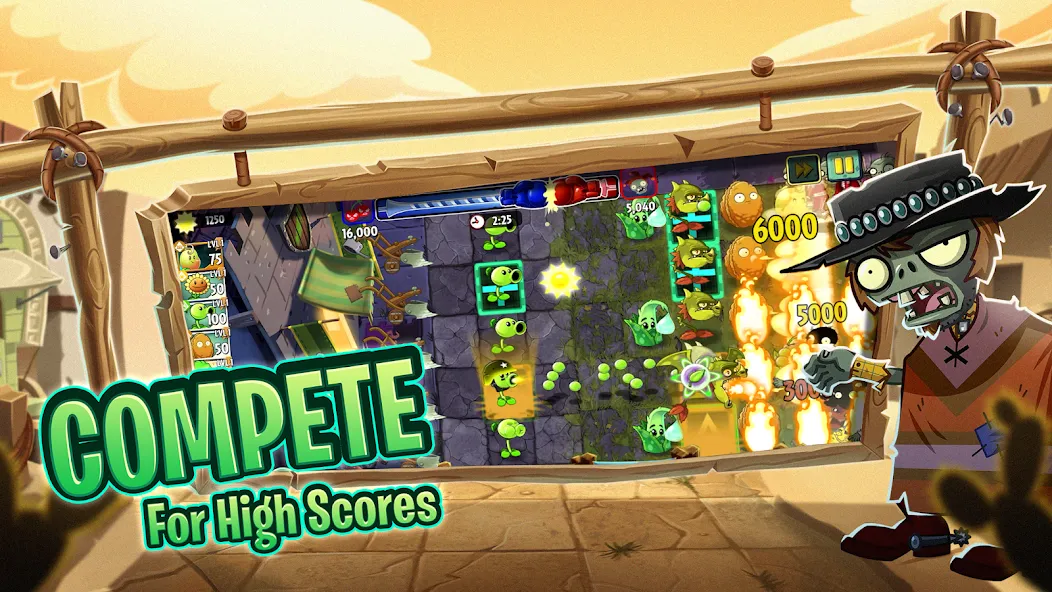 Plants vs. Zombies™ 2 [МОД Много монет] Screenshot 5