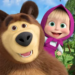 Взлом Masha and the Bear Educational  [МОД Menu] - стабильная версия apk на Андроид