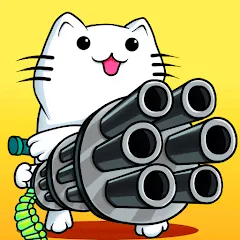 Скачать взломанную Stickman Cat Gun offline games  [МОД Все открыто] - полная версия apk на Андроид