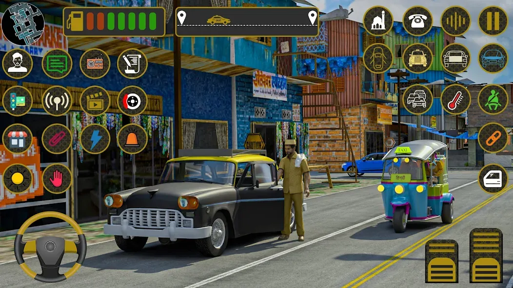Indian Taxi Simulator car Game (Индийский такси симулятор автомобиля Игра)  [МОД Много денег] Screenshot 1