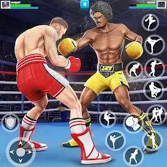 Скачать взломанную Punch Boxing Game: Ninja Fight  [МОД Menu] - стабильная версия apk на Андроид