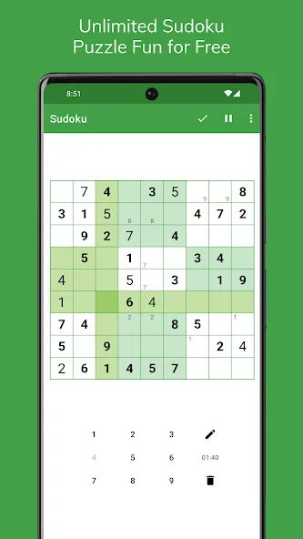 Sudoku  [МОД Много денег] Screenshot 1