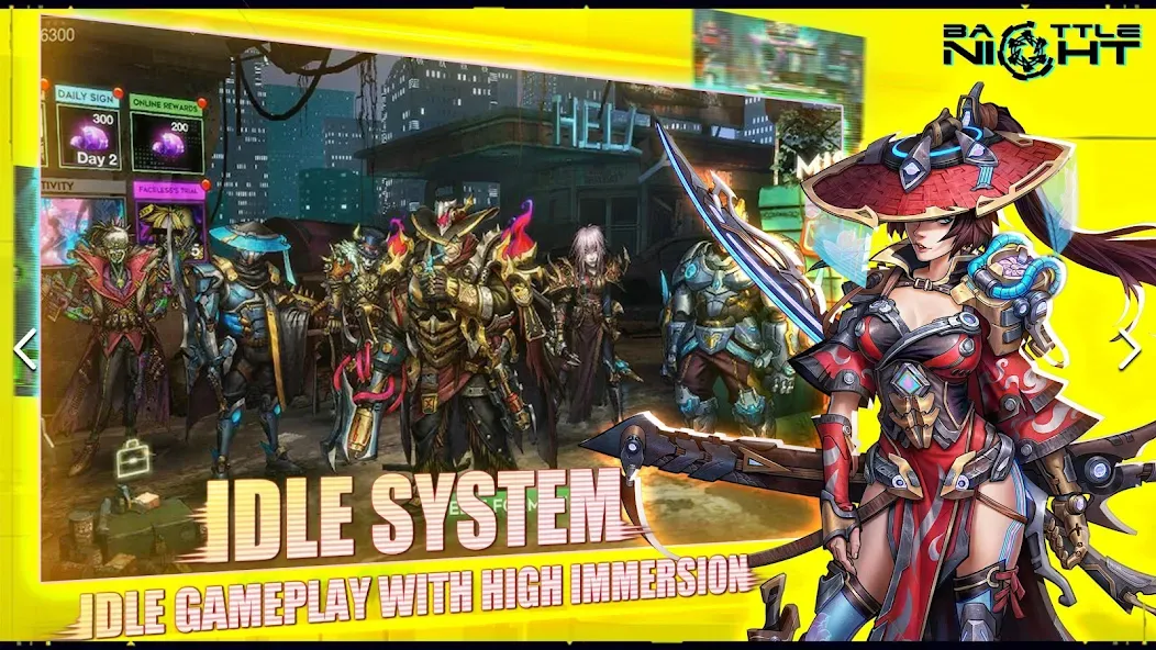 Battle Night: Cyberpunk RPG (Бэтл Найт)  [МОД Все открыто] Screenshot 4