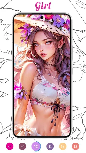 Coloring Games-Color By Number  [МОД Меню] Screenshot 3