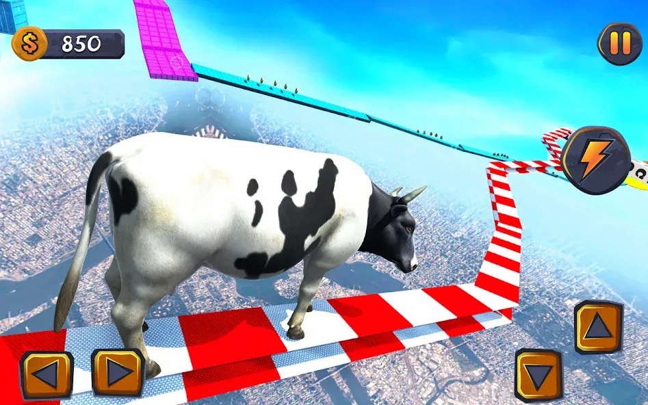 Epic Cow Ramp Rush Run Game  [МОД Unlimited Money] Screenshot 3