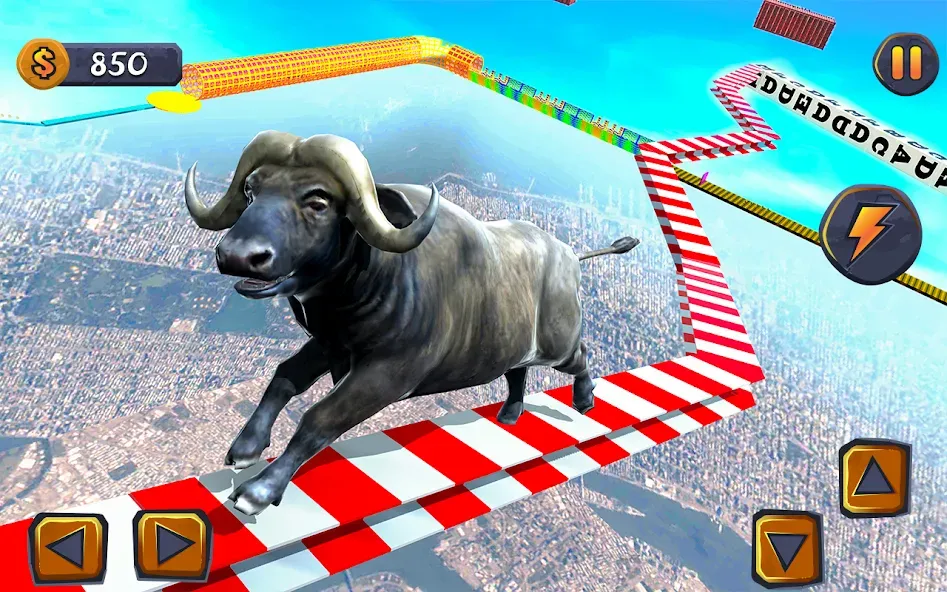 Epic Cow Ramp Rush Run Game  [МОД Unlimited Money] Screenshot 4
