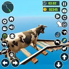 Взлом Epic Cow Ramp Rush Run Game  [МОД Unlimited Money] - стабильная версия apk на Андроид