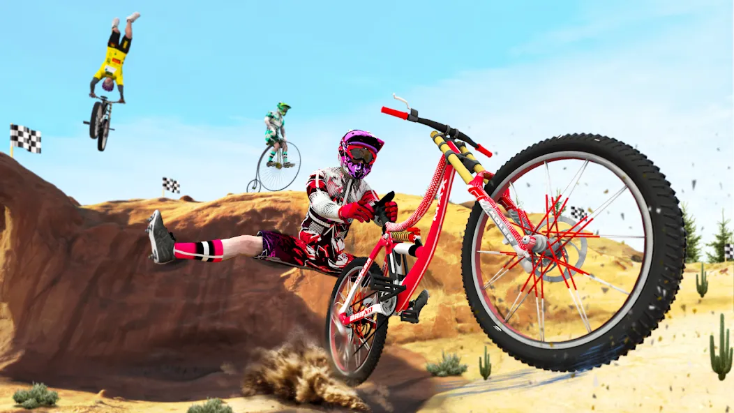 BMX Rider: Cycle Race Game  [МОД Все открыто] Screenshot 2