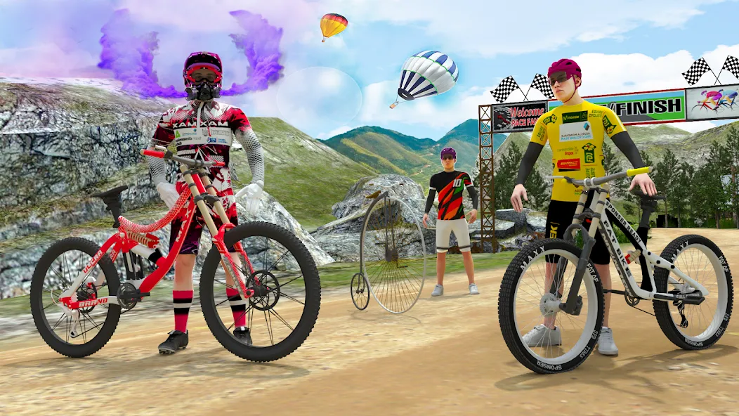 BMX Rider: Cycle Race Game  [МОД Все открыто] Screenshot 4