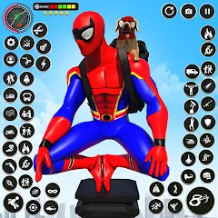 Взлом Miami Superhero: Spider Games  [МОД Menu] - полная версия apk на Андроид