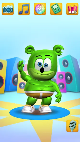 Talking Gummy Bear Kids Games  [МОД Меню] Screenshot 1
