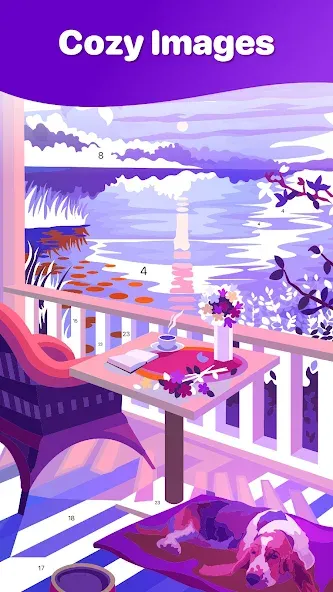 Hey Color Paint by Number Art  [МОД Menu] Screenshot 4