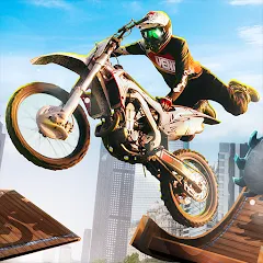 Скачать взлом Trial Mania: Dirt Bike Games (Трайал Мания)  [МОД Много монет] - стабильная версия apk на Андроид