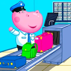 Скачать взлом Hippo: Airport Profession Game  [МОД Много денег] - стабильная версия apk на Андроид