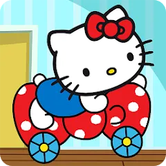 Скачать взломанную Hello Kitty games - car game  [МОД Mega Pack] - последняя версия apk на Андроид