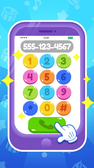 Baby Phone: Toddler Games (Беби Фон)  [МОД Unlimited Money] Screenshot 2