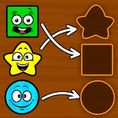 Взлом Shapes & Colors Games for Kids  [МОД Много денег] - полная версия apk на Андроид
