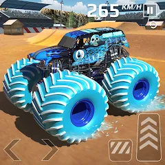 Скачать взломанную Car Games: Monster Truck Stunt (Монстртрак стант)  [МОД Много монет] - стабильная версия apk на Андроид